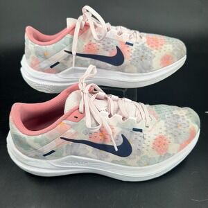 Nike Winflo 10 Running Shoes WOMENS Multicolor Lace Up Sneakers SIZE 9.5